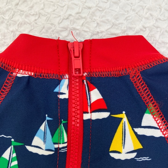 Little Me Rashguard Bathing Suit - Picture 5 of 7